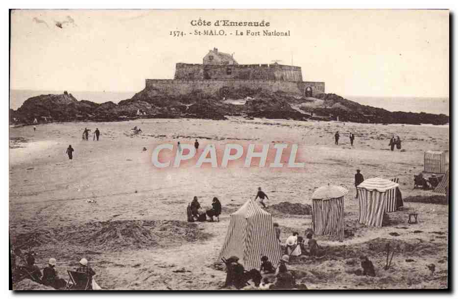 Küste von Emeraude - St-Malo - Nationaler Festung
