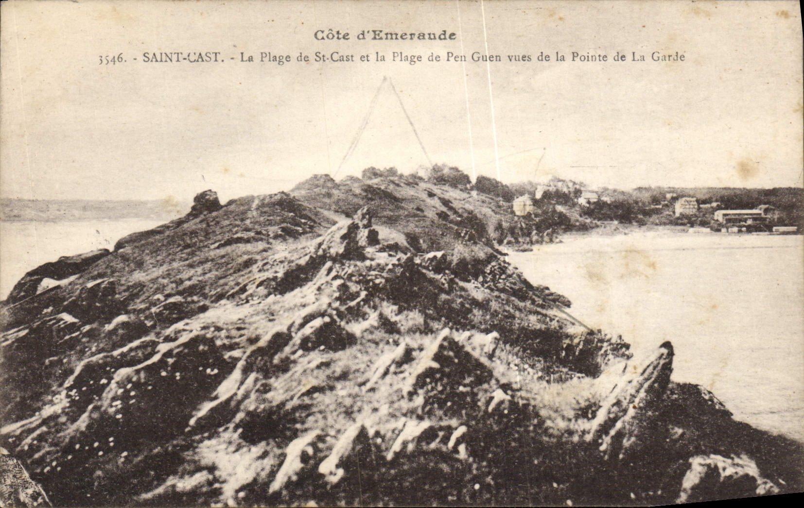 Côte d'Emerande — Vue de la Pointe de La Garde — Saint-Cast, n° 3546