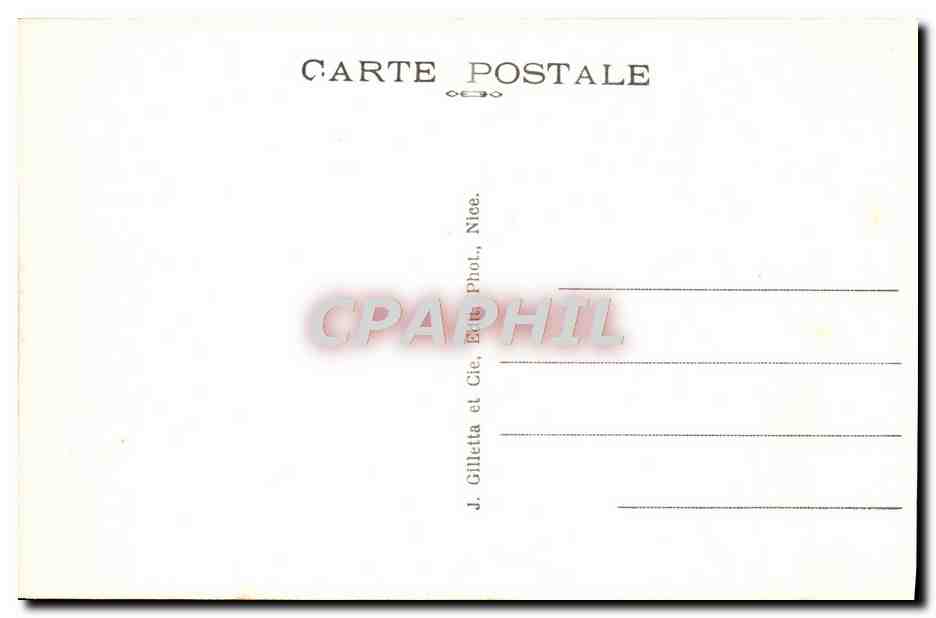 CPA Nice Casino de la Jetee Les Nouvelles Terrasses — Rückseite