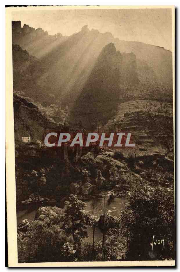CPA Gorges du Tarn a la sortie du cirque des Baumes