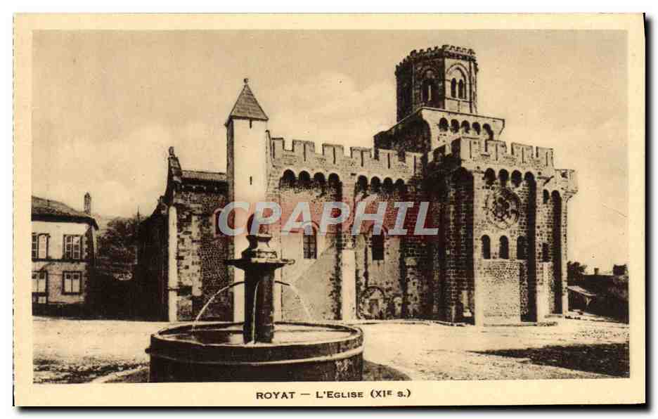CPA Royat L'Eglise 