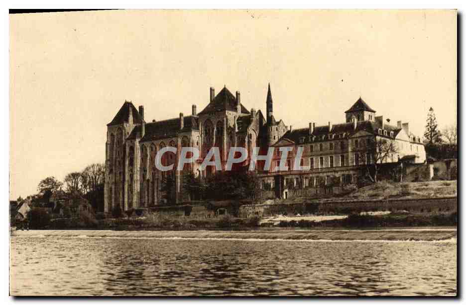 CPA L'Abbaye De Solesmes Sur Le Barrage De La Sarthe