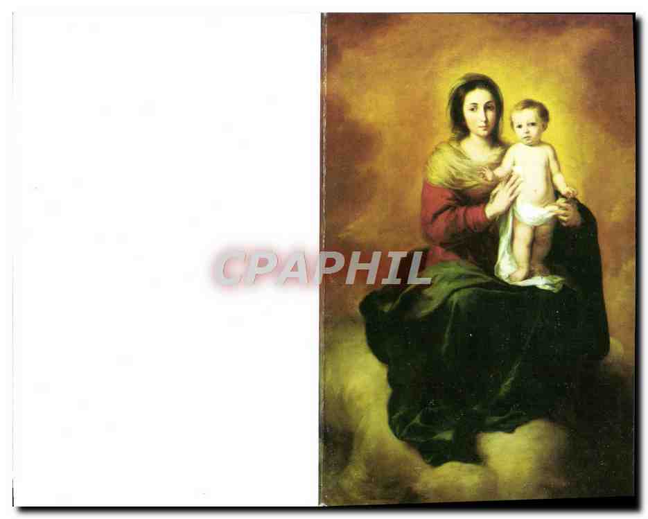 Madonna und Kind — Gemälde von Bartolomé Esteban Murillo (1618-1682) — Verlag nicht sichtbar - Vorderseite