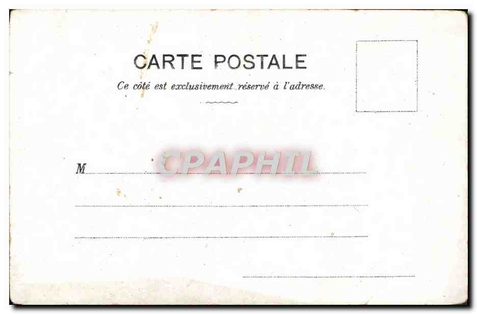 CPA Jte jure Cafe superieur Enfants Bar De La Fauvette — Rückseite