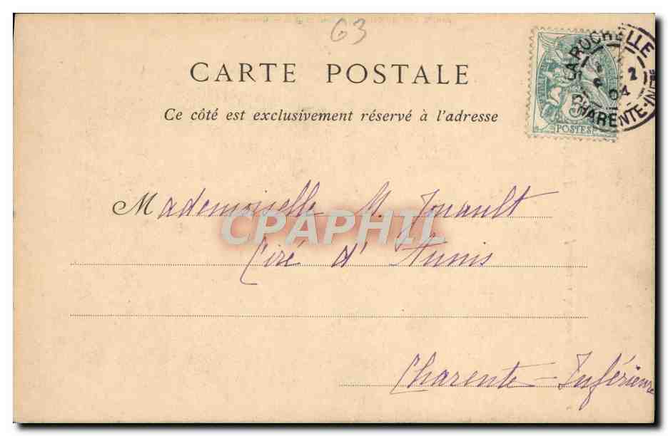 CPA Environs du Mont Dore Jonction de la Dore et de la Dogne — Rückseite