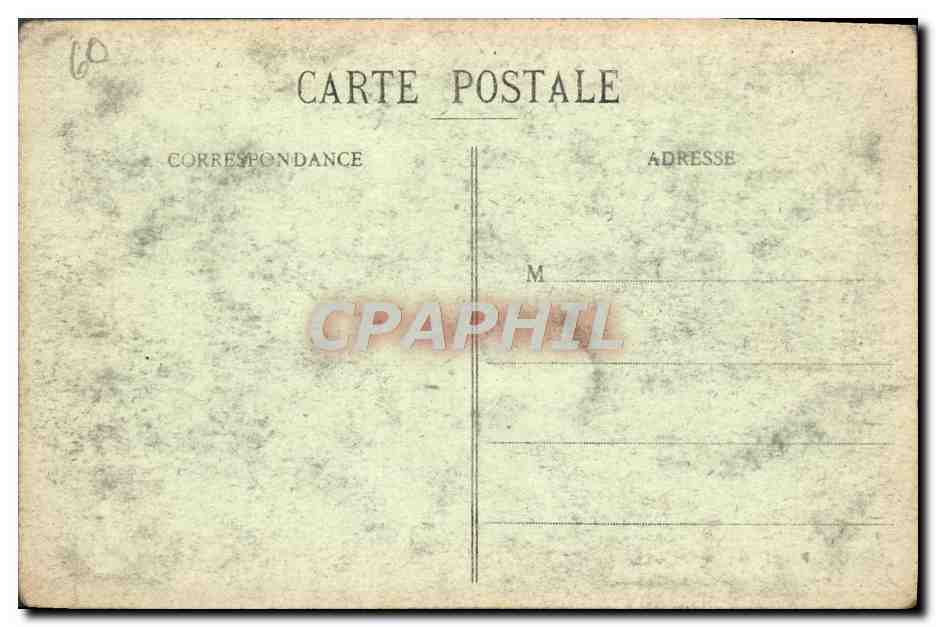 CPA Palais De Compiegne Salon de la tapisserie des Tuileries  — Rückseite