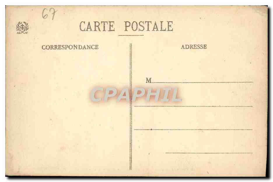 CPA Obernai Tourelles des anciens remparts  — Verso