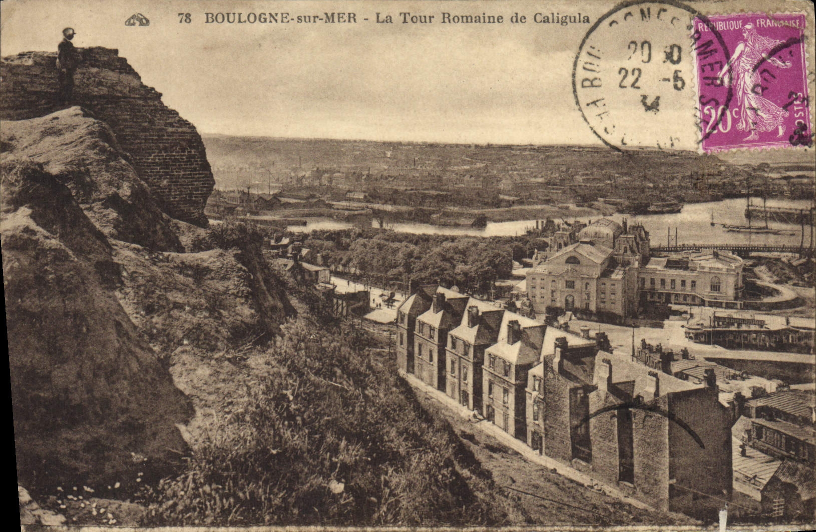 BOULOGNE-sur-MER - La Tour Romaine de Caligula — éditeur CPAPHIL, n° 78