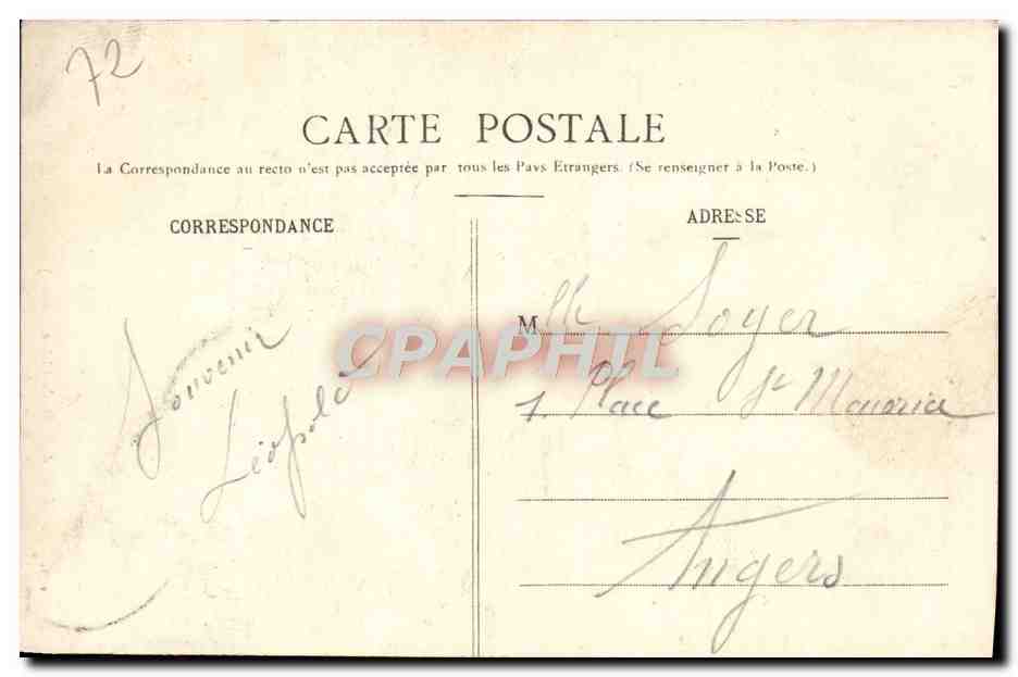 CPA Pelerinage De ND du Chene Autel majeur de la basilique  — Rückseite