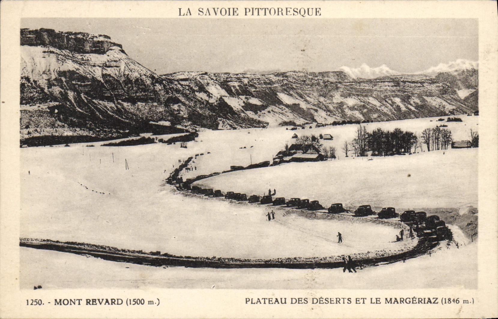 CPA La Savoie Pittoresque Mont Revard Plateau des deserts et le Margeriaz 