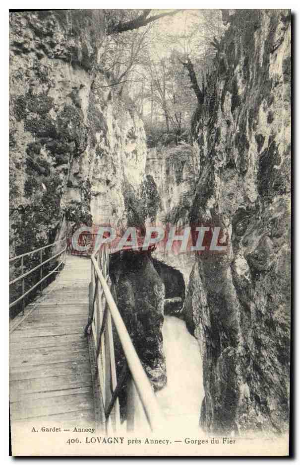 CPA Lovagny Pres Annecy Gorges Du Fier