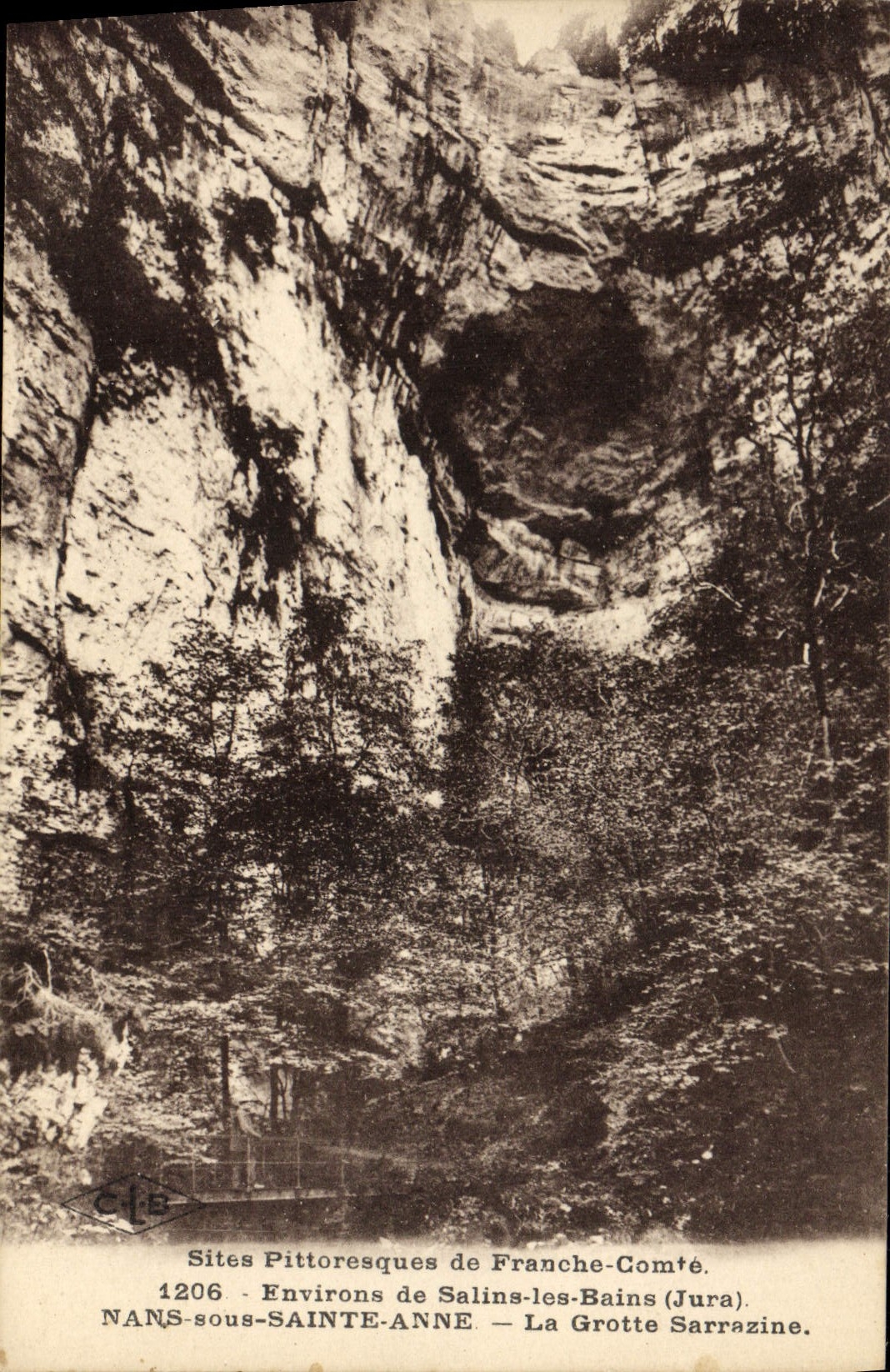 Nans-sous-Sainte-Anne — La Grotte Sarrazine — Sites Pittoresques de Franche-Comté