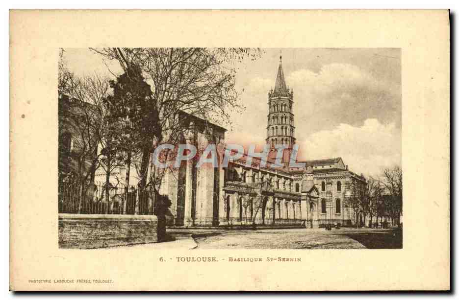 CPA Toulouse Basilique St Sernin 