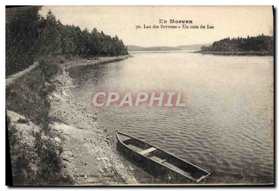 Lac des Settors - Un coin du Lac — En Morvan, n°70, éditeur Ugeard, Saulieu