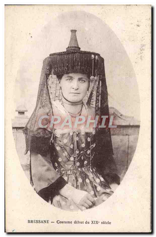 CPA Bressane Costume Debut 19eme Folklore 