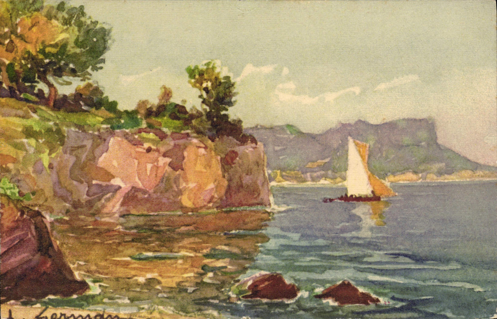 CPA L'Esterel Coin du Trayas