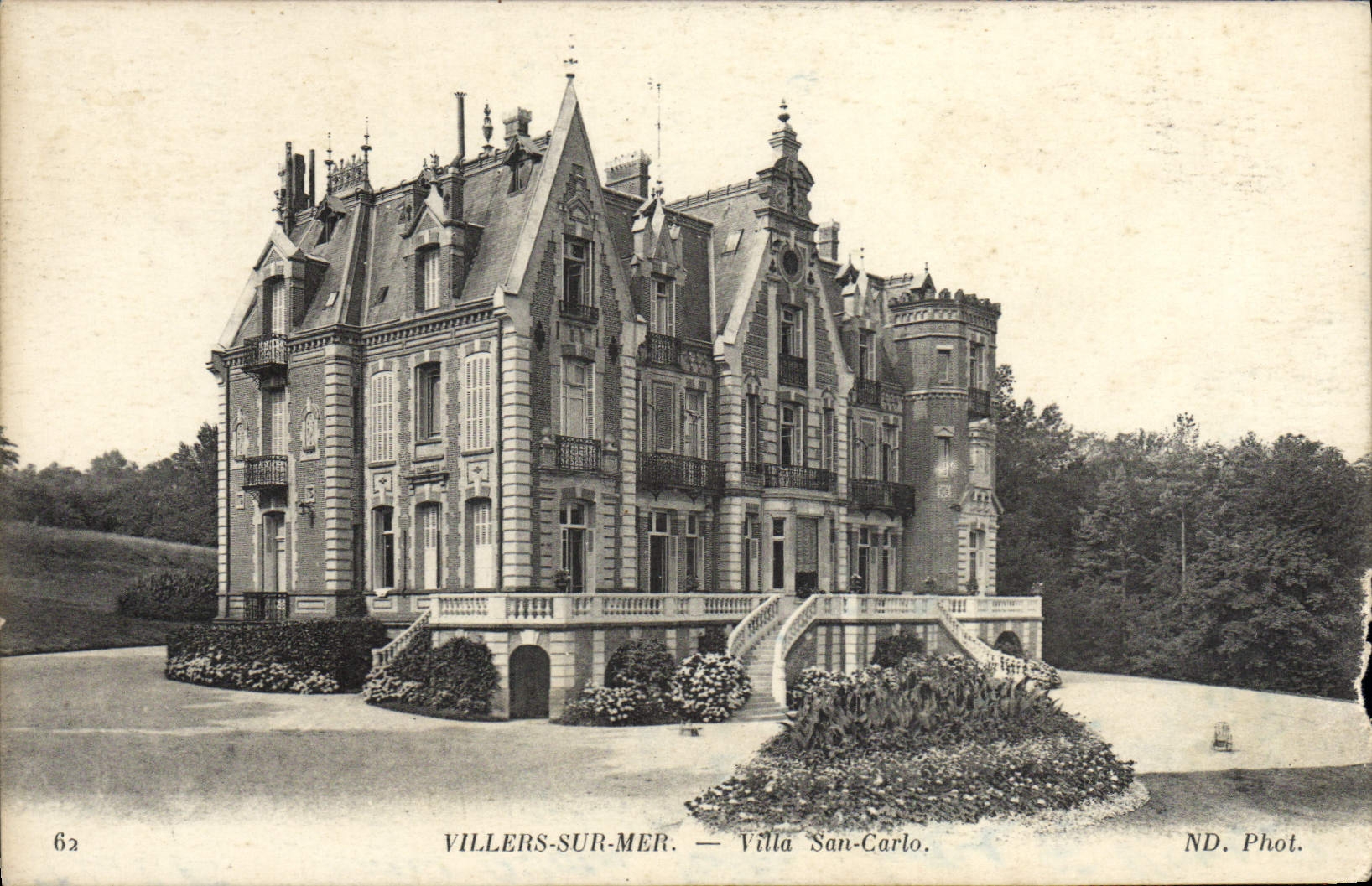Villers-sur-Mer — Villa San-Carlo — ND. Fot. - Vorderseite