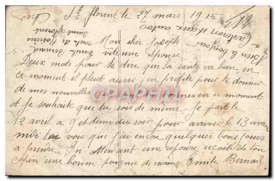 CPA Pour La Patrie Avion Militaria — Rückseite