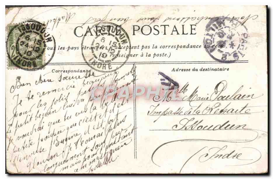 CPA Fantaisie Enfant — Rückseite