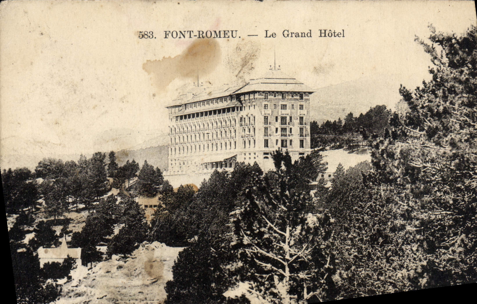 CPA Font Romeu Le Grand Hotel