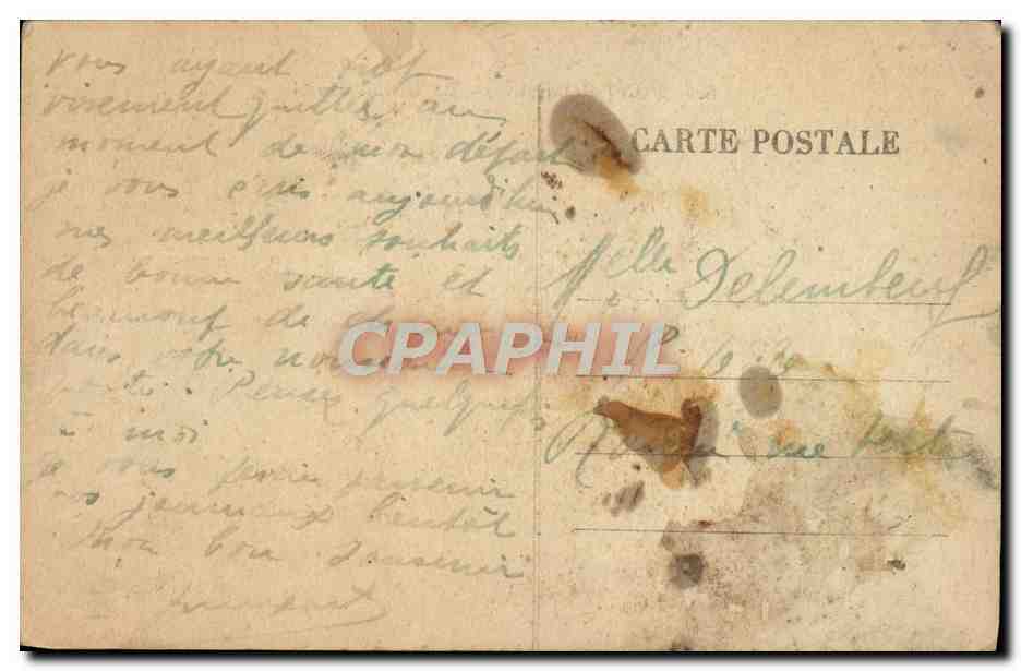 CPA Font Romeu Le Grand Hotel — Verso