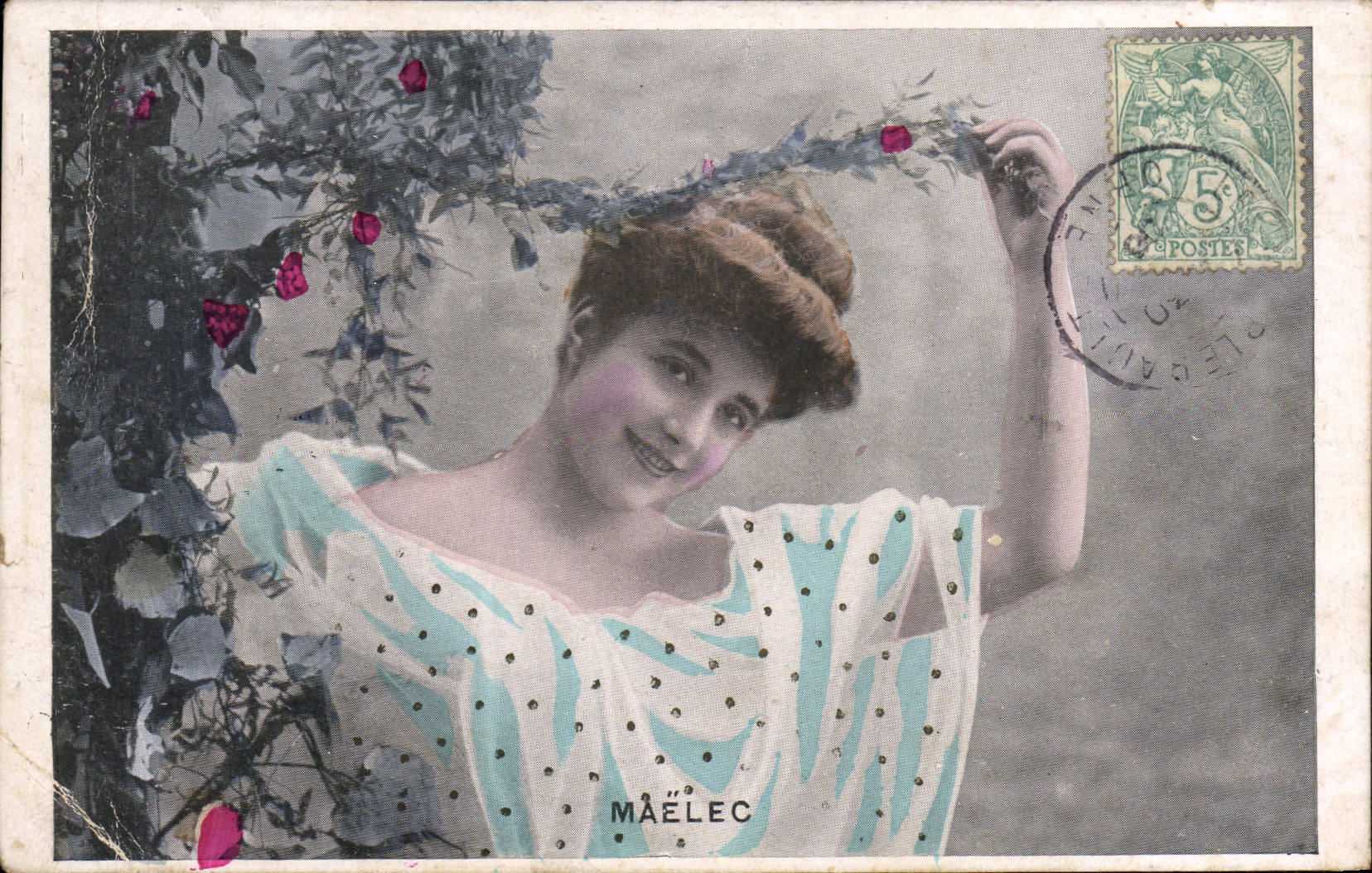 CPA Fantaisie Femme Maelec 