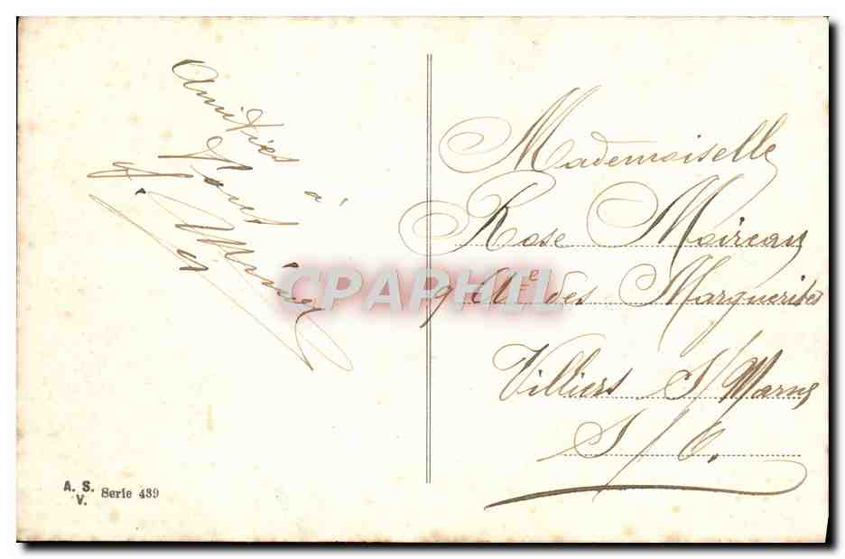 CPA Fantaisie Enfants Moutons  — Verso