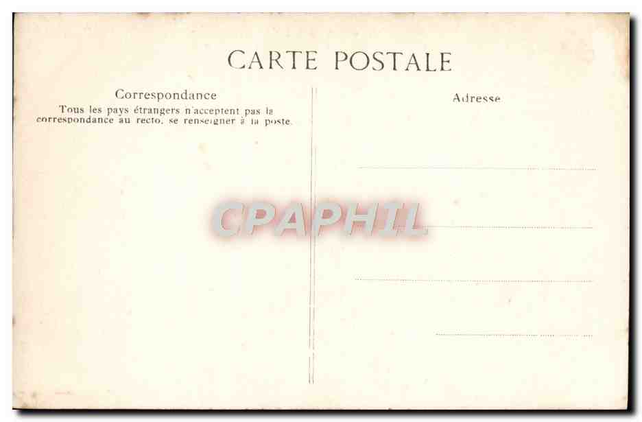 CPA Institution De Sainte Perine Le kiosque — Rückseite