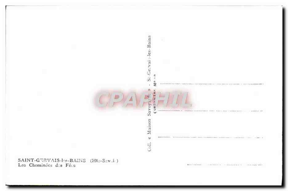 Saint-Gervais-les-Bains — Les Cheminées des Fées — éditeur Pim — Reverso