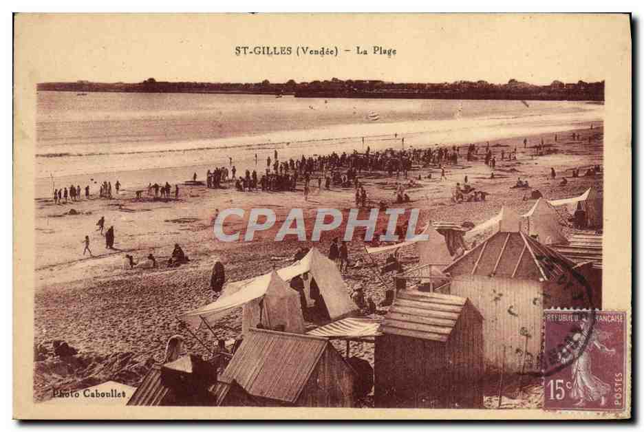 ST-GILLES (Vendée) - La Plage — Photo Cabouillet