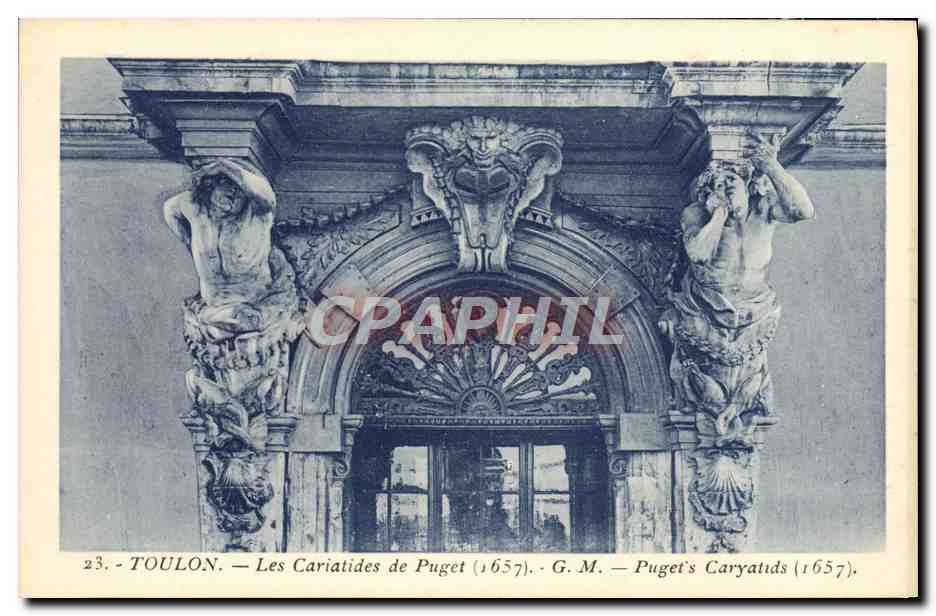 Toulon — Les Cariatides de Puget (1657) — G.M. — n°23