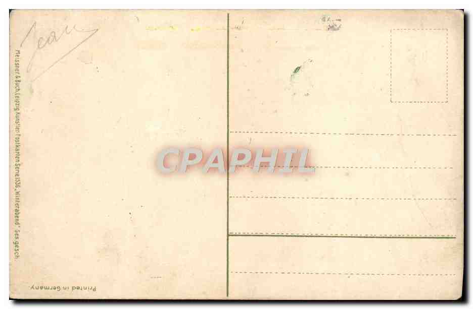 CPA Fantaisie  — Verso