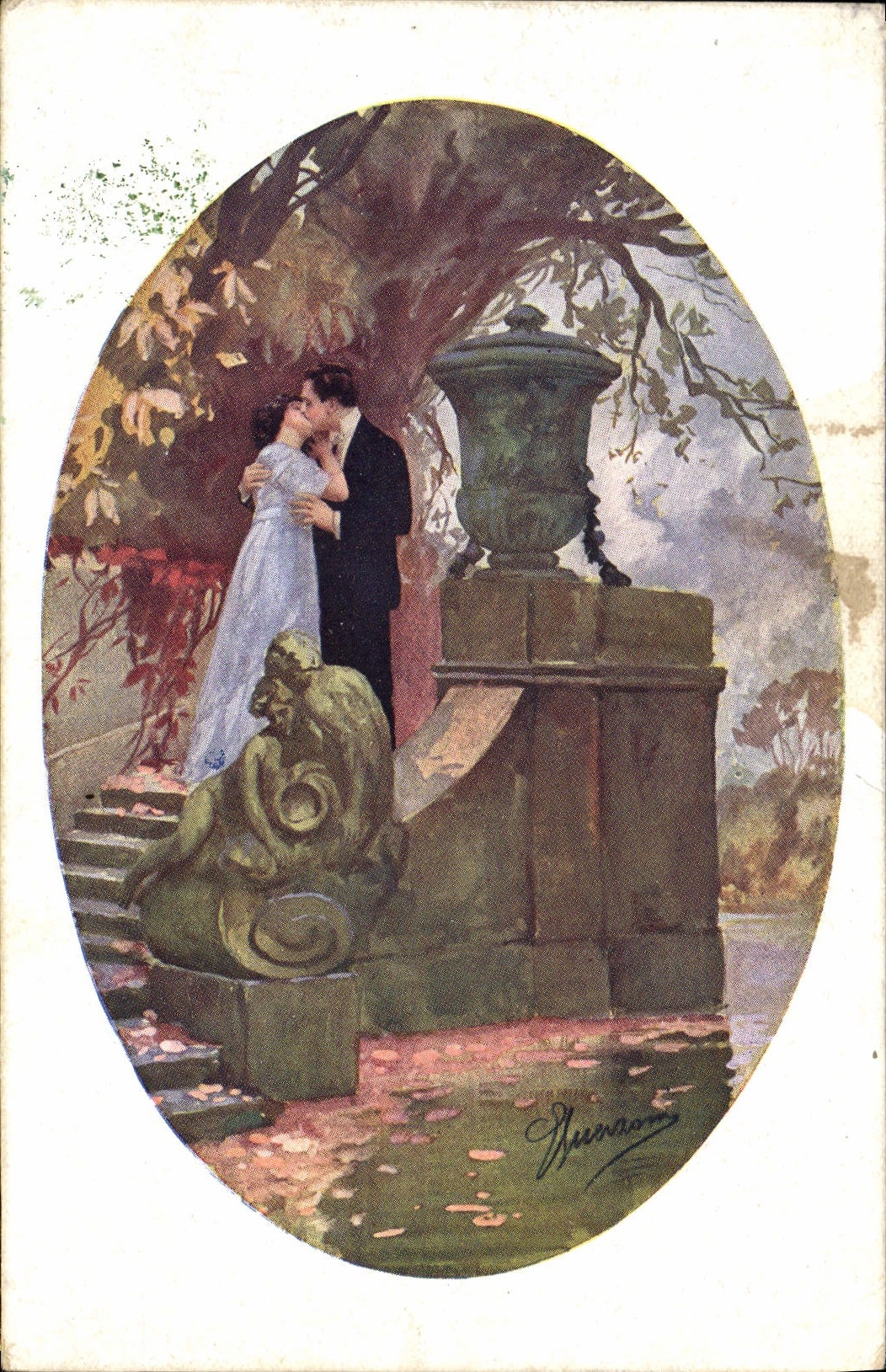 CPA Fantaisie Femme