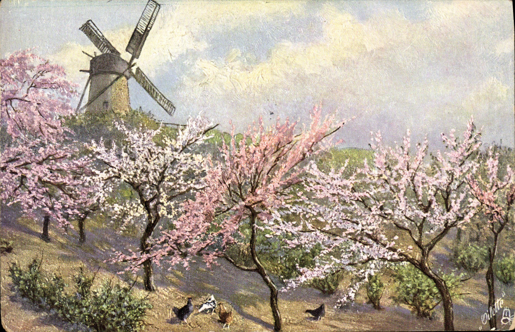 CPA Fantaisie Moulin a vent