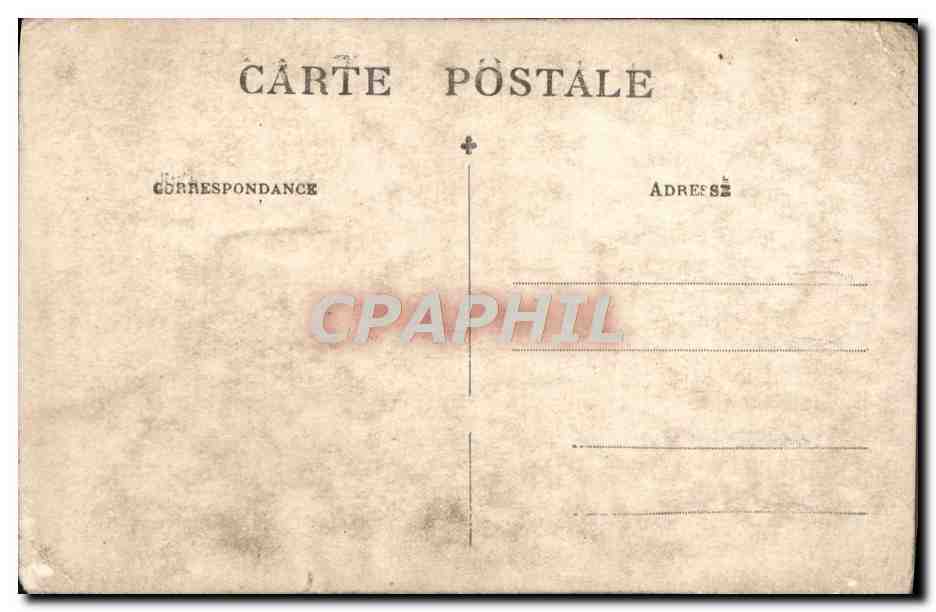 CARTE PHOTO Femme — Verso
