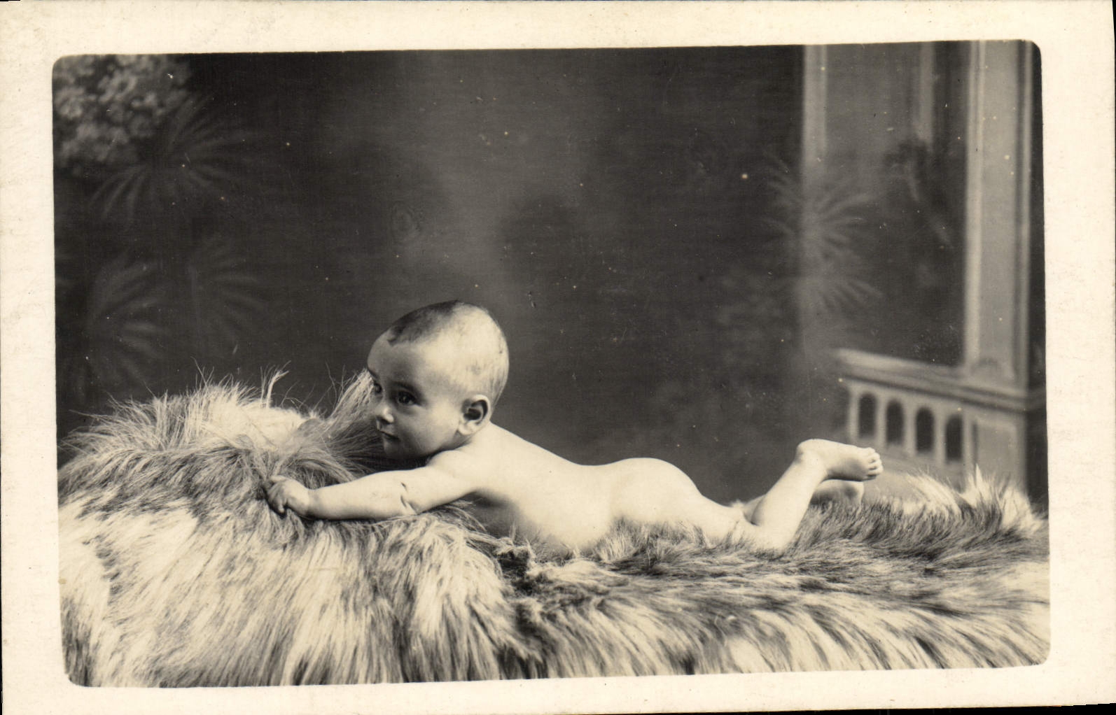CARTE PHOTO Enfant Bebe