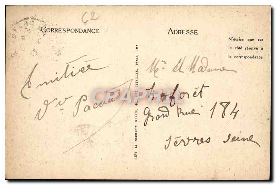 CPA Le Portel Les Villas De La Falaise — Verso