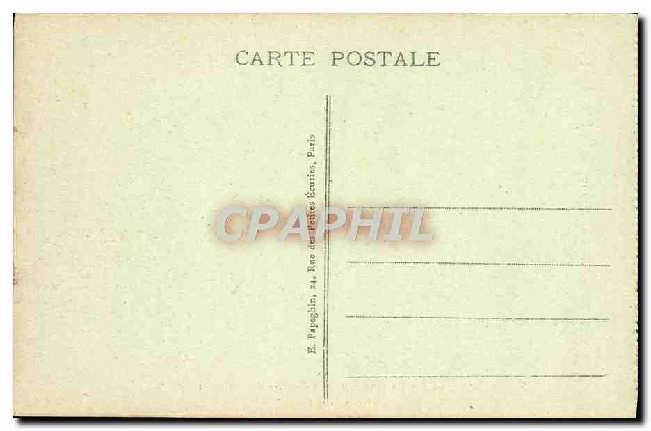 CPA Versailles Le Chateau La Galerie Des Batailles — Verso