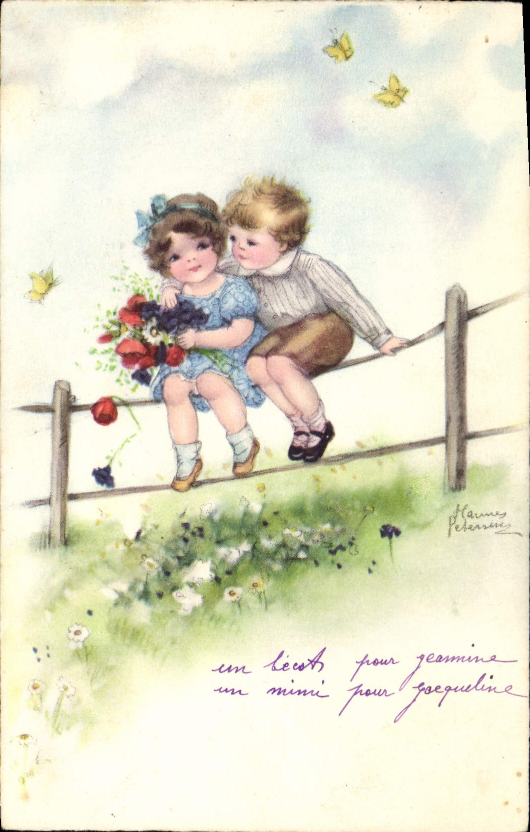 CPA Fantaisie Enfants