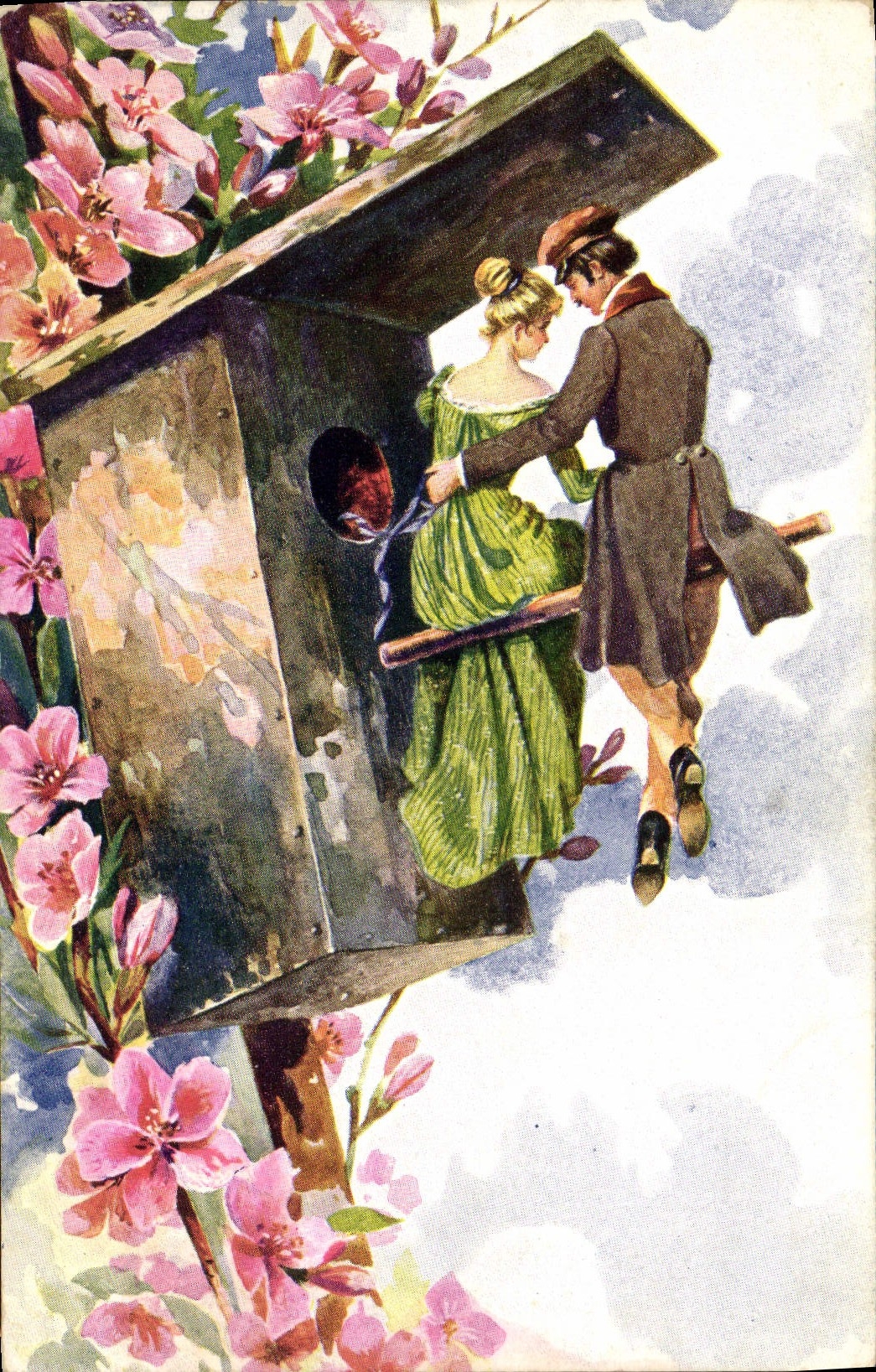 CPA Fantaisie Femme