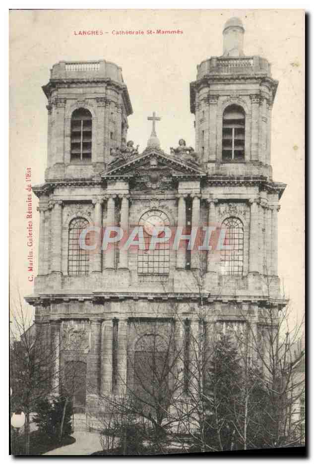 CPA Langres Cathedrale St Mammes
