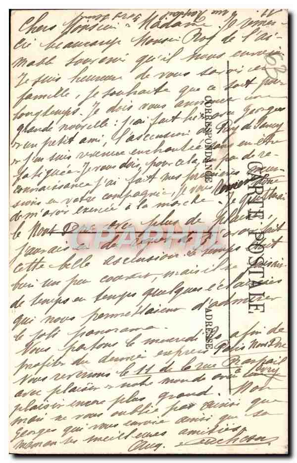 Env. du Mont-Dore — Les Gorges d'Enfer — Cheminées du Diable — LL. — N° 107 — Reverso