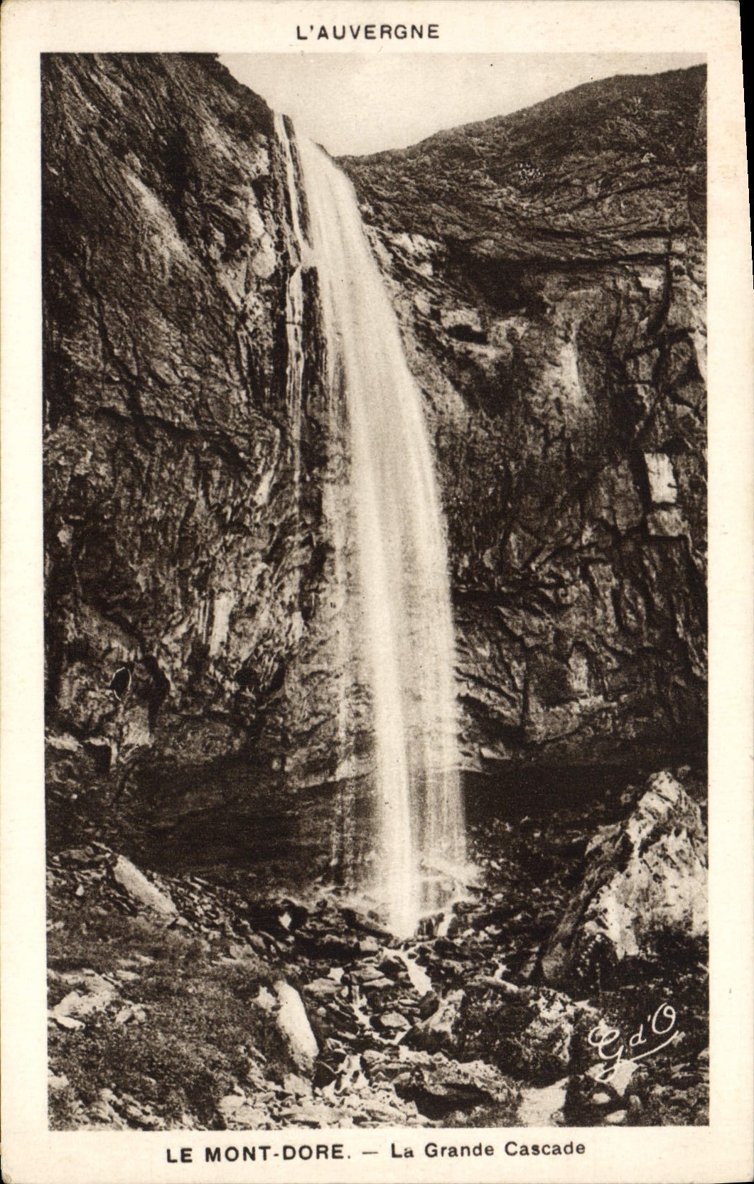 Le Mont-Dore — La Grande Cascade — Éd. d'O