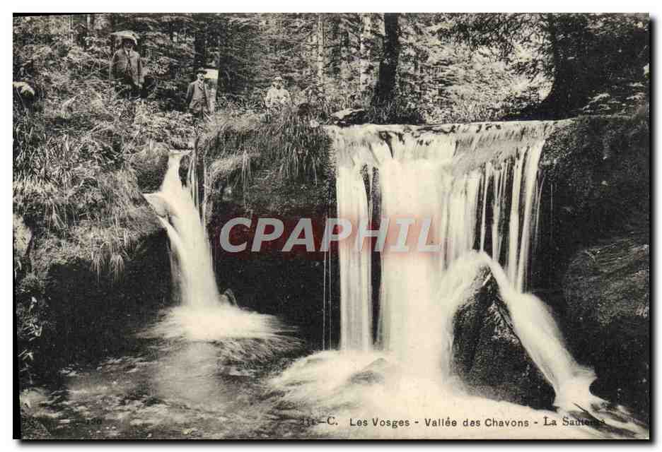 CPA Les Vosges Vallee des Chavons La Sauteuse