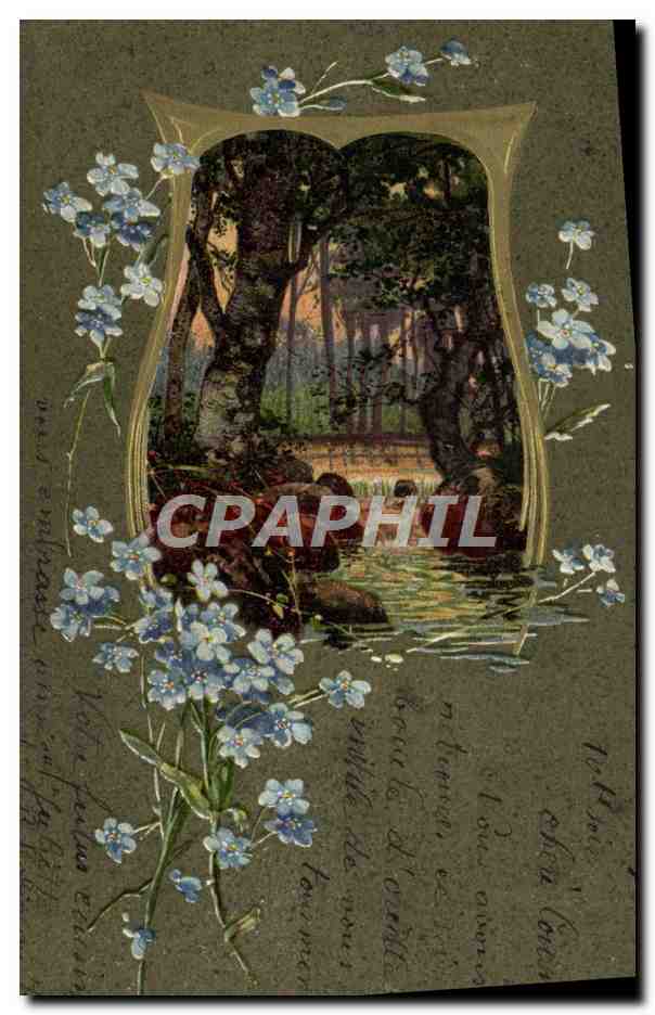 Wald und Blumen — gerahmte Ansicht — Universal Postal Union, n°5516 - Vorderseite