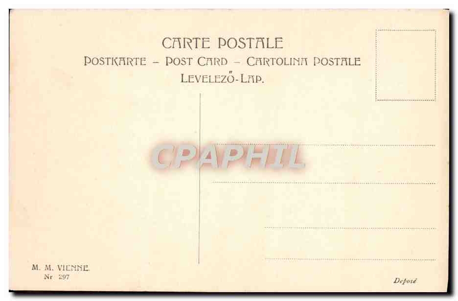 CPA Fantaisie Enfant Joyeuses Paques Agneau Mouton — Verso