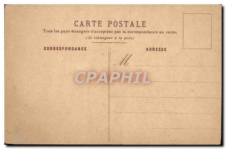 CPA Fantaisie Fleurs — Rückseite