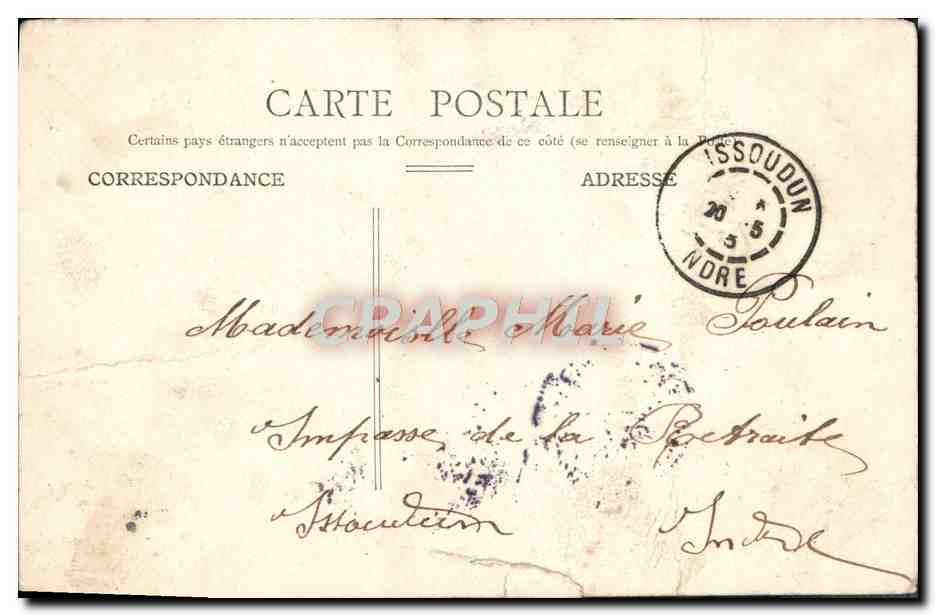 CPA Caroline Otero Femme — Rückseite