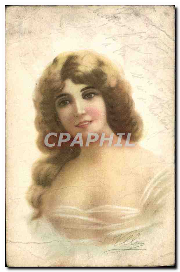 CPA Fantaisie Femme