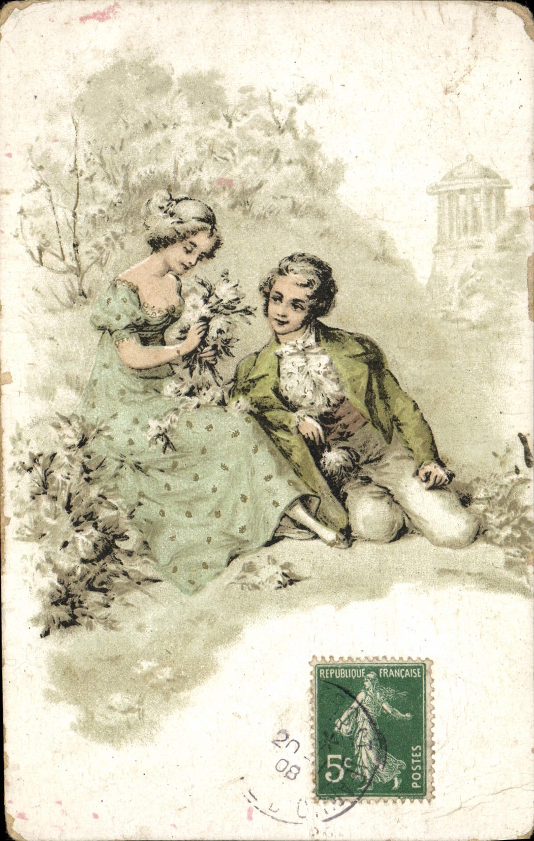 CPA Fantaisie Femme